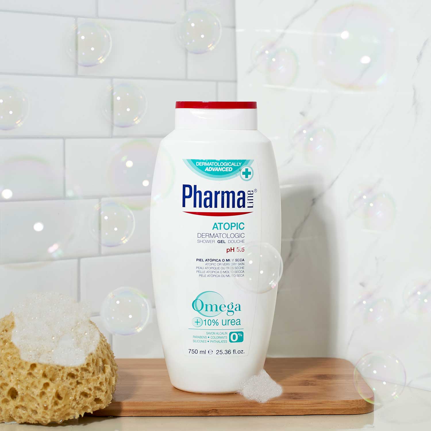 gel ducha atopic pharmaline 750ml 1